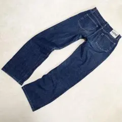 【美品】JOHNBULL デニムメーカー M 赤耳 ストレートデニム 児島製