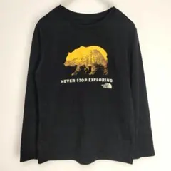 THE NORTH FACE 長袖カットソー 140黒ブラックロンT