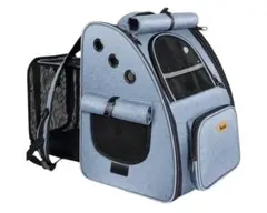 ♦︎ Tresbro ペットリュック 3in1 小型犬 猫用 キャリー ブルーのサムネイル