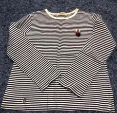 ファミリア⭐︎エフダッシュ⭐︎お花が可愛いボーダーロンT⭐︎130