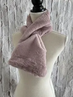 ♢新品♢ ふわモコ　マフラー　ピンク　ファー