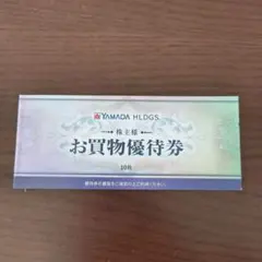 ヤマダ電機 優待券 5000円分 株主優待