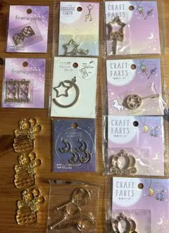ゆめかわ　ハンドメイド　パーツセット