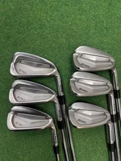 ★ピン i210 5-P モーダス120S ライ角ブラック グリップ1回使用のみ PING ピン i210 アイアン モーダス120 S ピン おまけp790