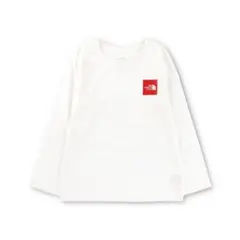 THE NORTH FACE ロングスリーブスモールスクエアロゴティー 140