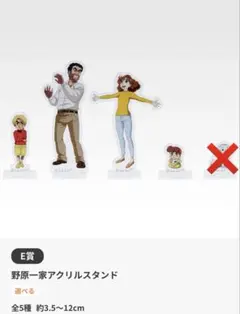 一番くじ クレヨンしんちゃん E賞 4点