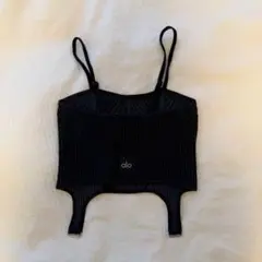 alo ブラック タンクトップ Sサイズ