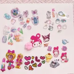 おすそ分けシール　ボンボンドロップ　ぷくっり　肉球　サンリオ　スティッチ　シャカ