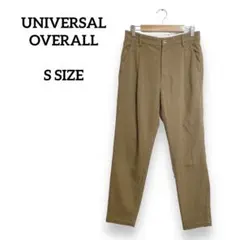 ユニバーサルオーバーオール　カジュアルパンツ　シンプル　ストレート　ブラウン