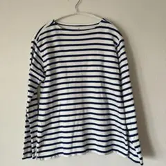 無印良品　ストライプ 長袖Tシャツ Mサイズ