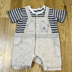 半袖ロンパース カバーオール 60〜70cm ベビー服 夏服
