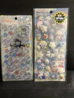 あわわちゃん光るシリーズシール