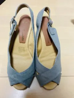 未使用級 アルアバイル 今期 ポインテッドスリングバック 23.5 白 箱