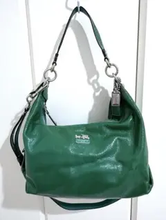 COACH マディソン ショルダーバッグ グリーン