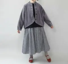 値下げ！mumokutekiムモクテキ。コーデュロイバルーンジャケット