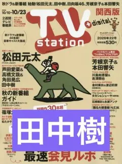 TV station ステーション 2026年22号 田中樹 切り抜き