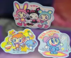 3枚ナルミヤ マツキヨ メゾピアノ ホログラムステッカー　ナカムラくん　ベリエ