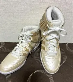 adidas Selena Gomez フリンジ スニーカー ゴールドのサムネイル