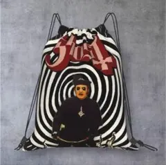 ドローストリングバッグ ストライプデザイン