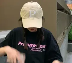 v02新作アイテム☆シンプル コーデお洒落☆男女兼用 ロゴ キャップ ☆帽子21