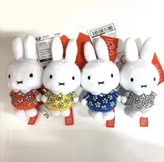 ミッフィー　ぬいぐるみマスコット　おたんじょうび　全4種セットのサムネイル