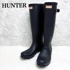 逸品✨HUNTER ハンター レインブーツ　バックル付　清掃済