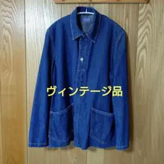 ハリウッドランチマーケット Blue Blue デニム カバーオール Sのサムネイル