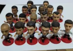 【選手名称あり】コカコーラ サッカーフィギュア 19体まとめ売り スター選手