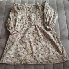 après les cours 花柄 ワンピース 110cm