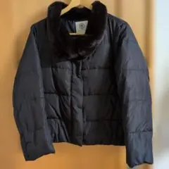 ルノンキュールファー襟中綿ブルゾン