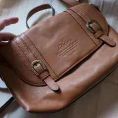 未使用　Dakota ダコタショルダーバッグ 　ブラウン　本革