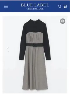 新品 人気 完売品 ブルーレーベル クレストブリッジ ビスチェ ワンピース