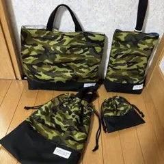 迷彩柄　4点セット　入園　入学　保育園　小学　男の子