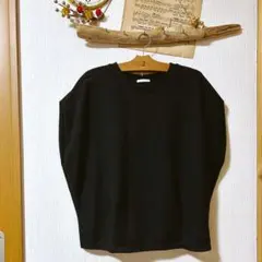 Mココ様専用♪ GU ループヤーン ウエストタック ノースリーブ ブラック