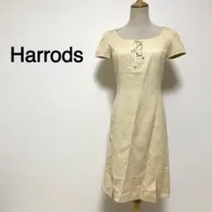 Harrods ベージュカラー 幾何学模様 ワンピースのサムネイル