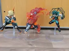 一番くじ ヒロアカ 緑谷出久 爆豪勝己 エンデヴァー フィギュア 3体セット