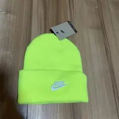 NIKE 蛍光イエロー ニット帽 USサイズ