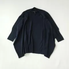美品✨️マックスマーラ　高級シルクウールドルマンスリーブニット　七分袖　ワイドのサムネイル