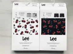 【新品】Lee チェリープリント色違いボクサーパンツLサイズ2個セット リーのサムネイル