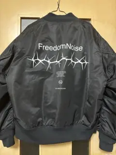 GU UNDERCOVER FreedomNoise MA-1 L ブラック