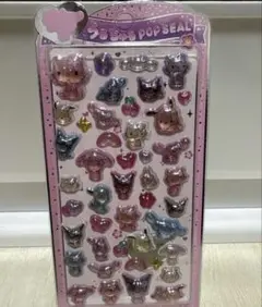 新品未使用　うるちゅるポップシール　日焼けキティ　ボンボンドロップシール