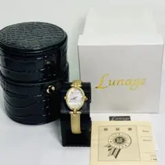 Lunage（ルナージュ） 天然ダイヤモンド付 レディース腕時計 ダイヤ0.50 Lunage（ルナージュ） 天然ダイヤモンド付 レディース腕時計 ダイヤ