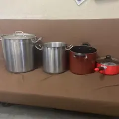 長生料理鍋 両手鍋 料理鍋 鍋 業務用 厨房機器 3個セット RW823 長生料理鍋 両手鍋 料理鍋 鍋 業務用 厨房機器 3個セット RW823 - メルカリ