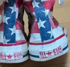90s made in usa　アメリカ製　 コンバース　オールスター　星条旗