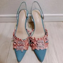 ピンクリボン　ハイヒール