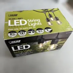 LEDストリングライト　100V 屋外対応　14.6m 電球24個付　コストコのサムネイル