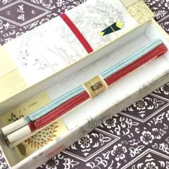 帯締め・帯揚げ・重ね衿 小物セット『華』藤林徳扇 着物【未使用品】B 