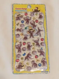 おさるのジョージ　プチドロップステッカー