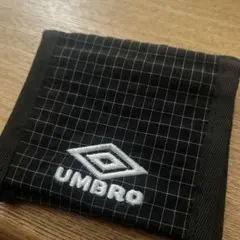 UMBRO アンブロ 二つ折り財布 リップストップ ブラックのサムネイル