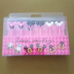 Disney Store Love Mickey ピック 6本セットのサムネイル